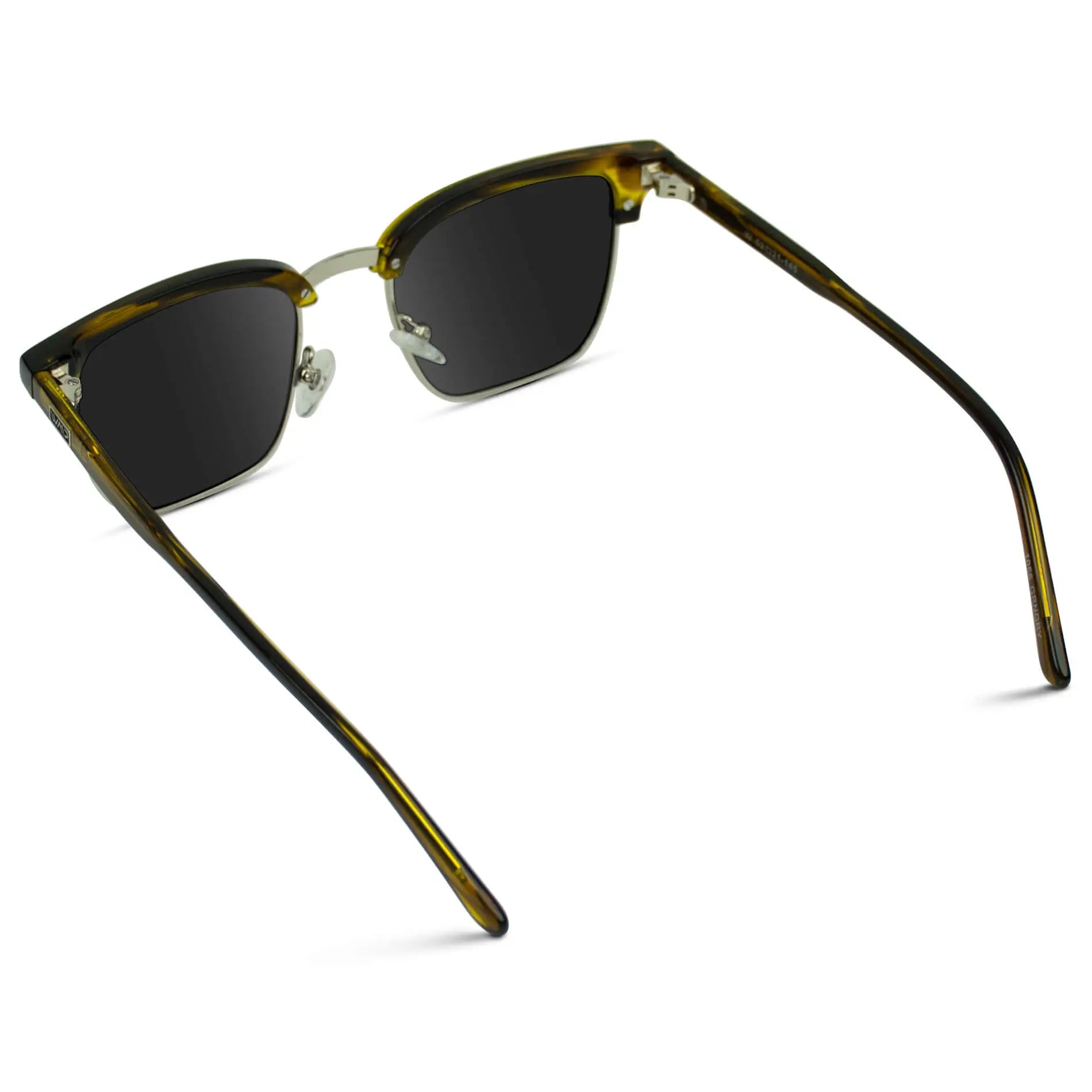 Palo Verde Tortoise / Black Lens || Palo Verde Tortoise Horn Rimmed Polarized Sunglasses with Black Lenses