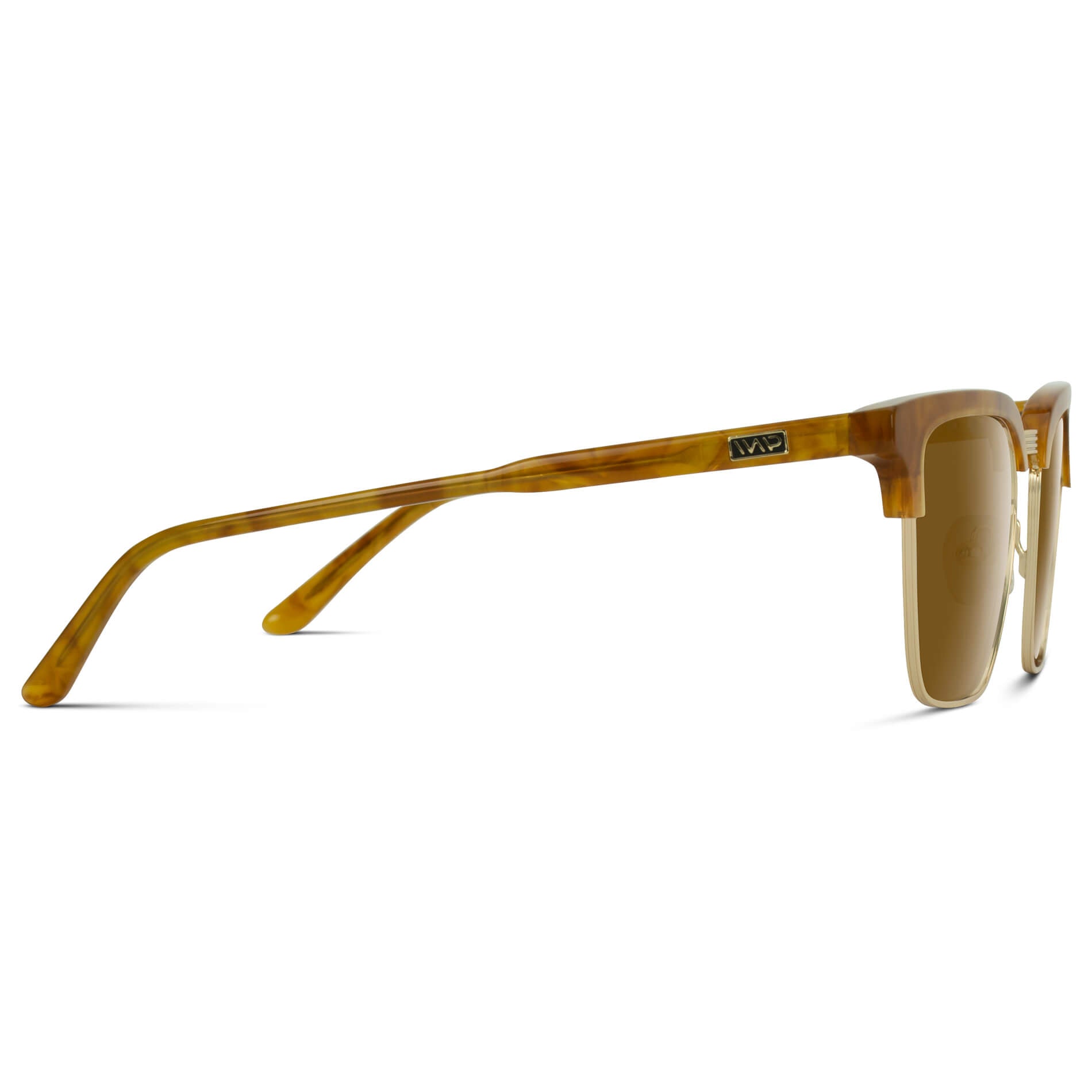 Savana Tortoise / Amber Lens || Brown Tortoise Horn Rimmed Prescription Sunglasses with Brown Lenses