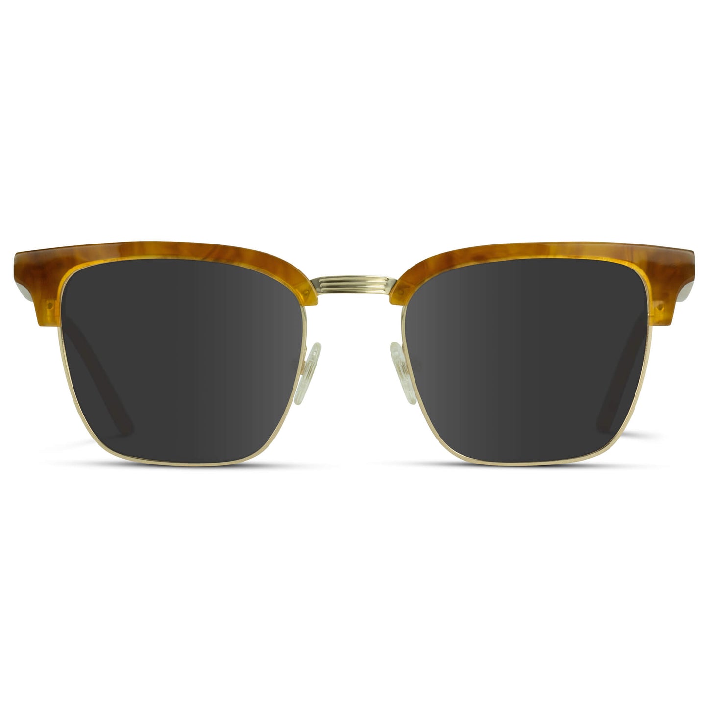 Savana Tortoise / Grey Lens || Brown Tortoise Horn Rimmed Prescription Sunglasses with Grey Lenses