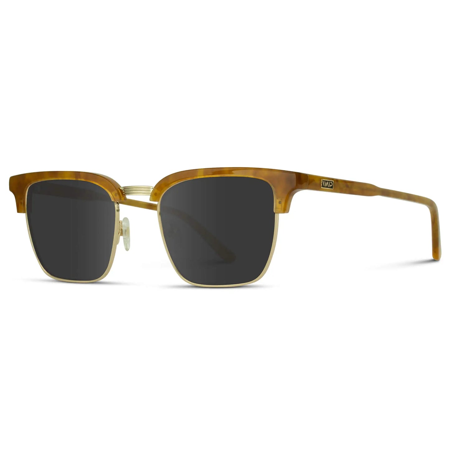 Savana Tortoise / Grey || Men's Brown Frame Tortoise Horn Rimmed Prescription Sunglasses with Grey Lenses