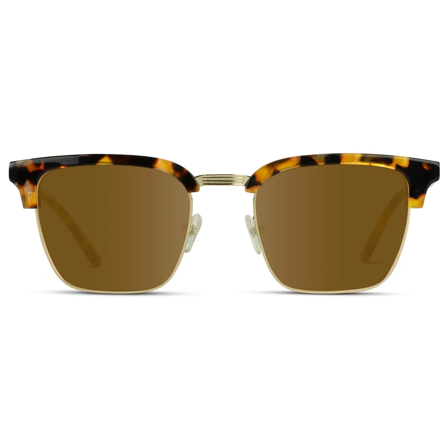 Blaze Tortoise / Amber || Men's Classic Tortoise Frame Horn Rimmed Prescription Sunglasses with Brown Lenses