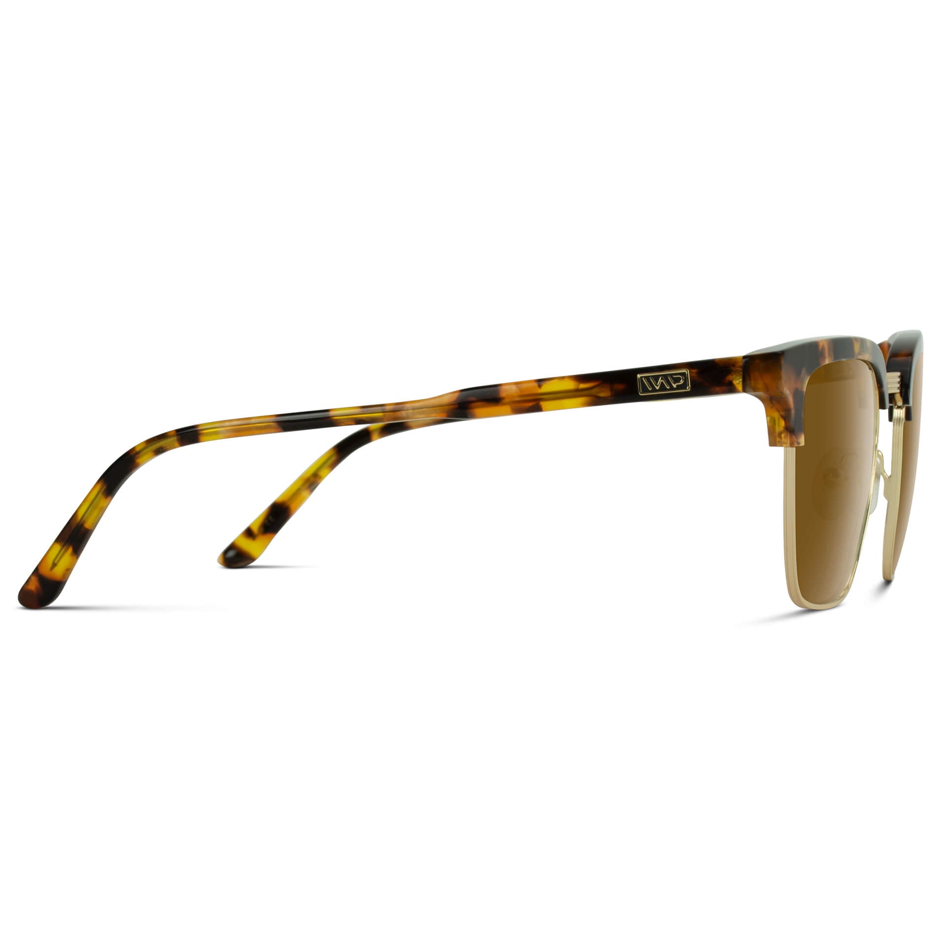 Blaze Tortoise / Amber Lens || Classic Tortoise Horn Rimmed Prescription Sunglasses with Brown Lenses