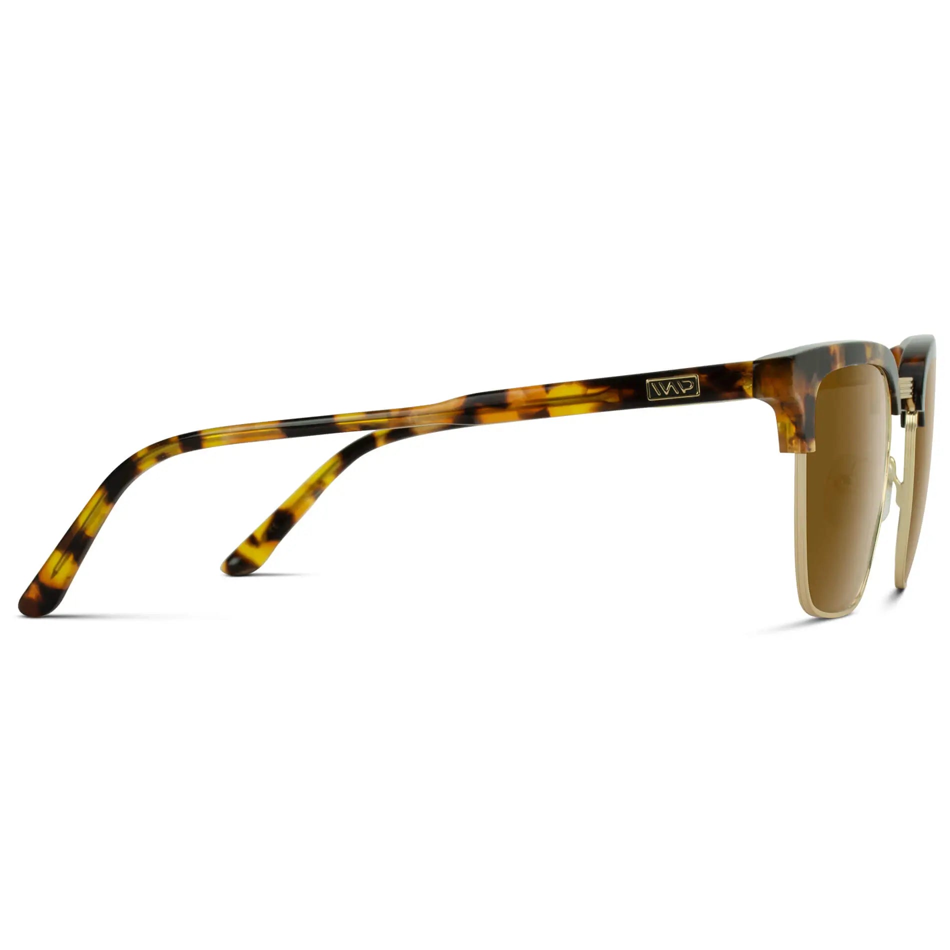 Blaze Tortoise / Amber || Men's Classic Tortoise Frame Horn Rimmed Prescription Sunglasses with Brown Lenses