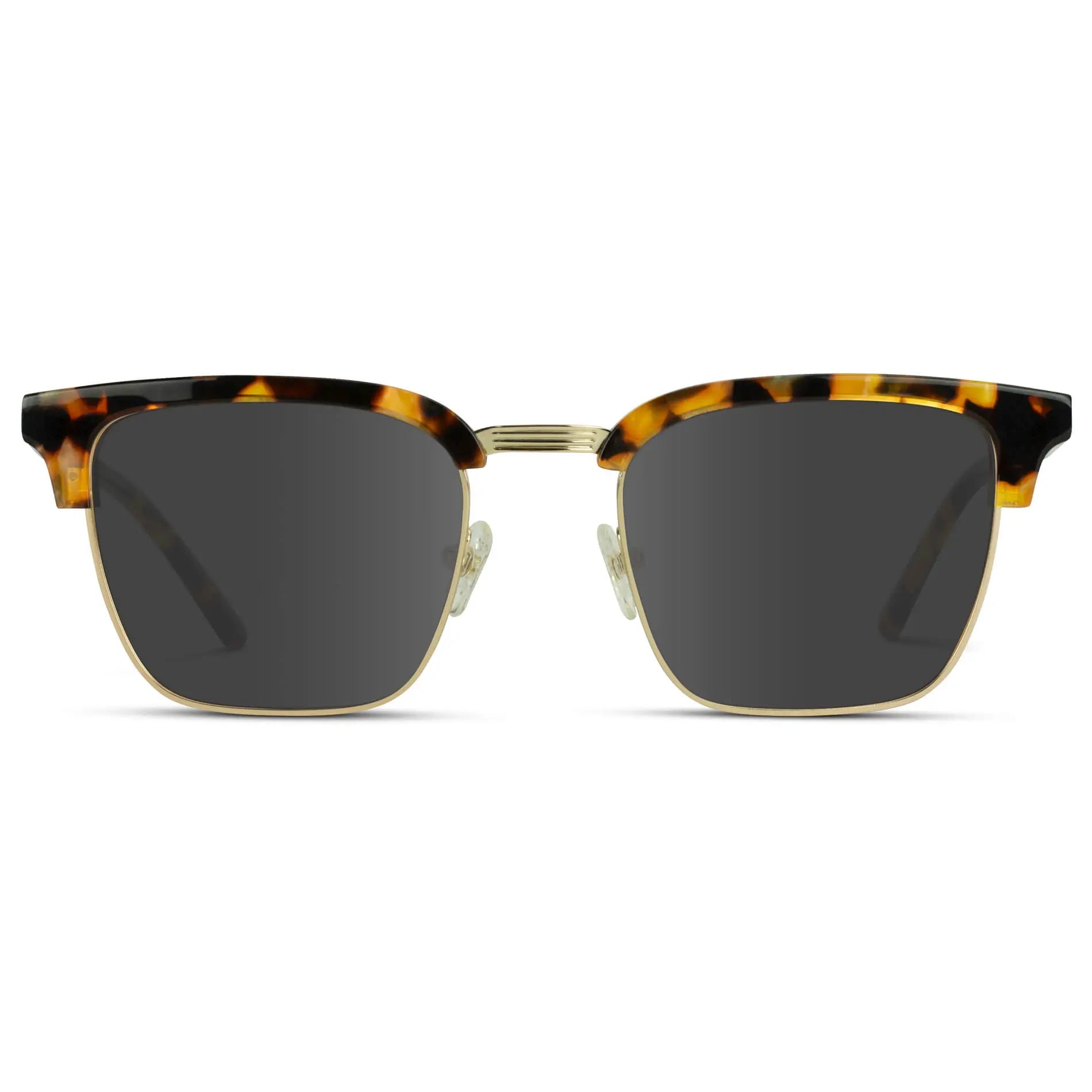 Blaze Tortoise / Grey || Men's Classic Tortoise Frame Horn Rimmed Prescription Sunglasses with Grey Lenses