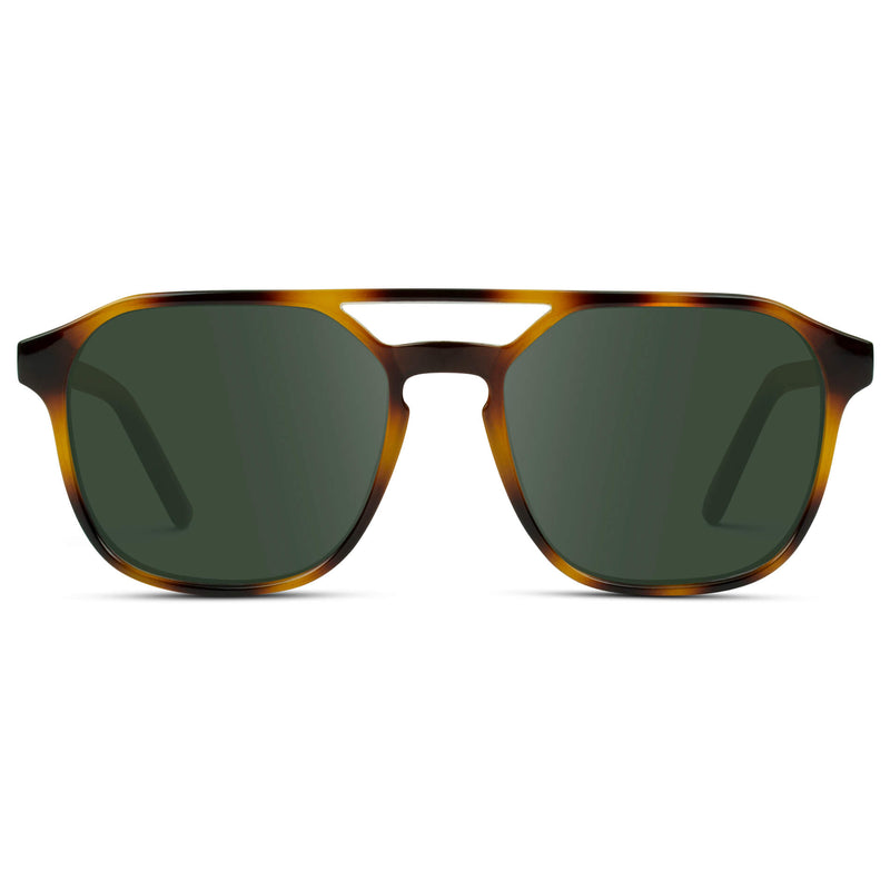 Hunter | Prescription Sunglasses - Whiskey Brown Tortoise / G15