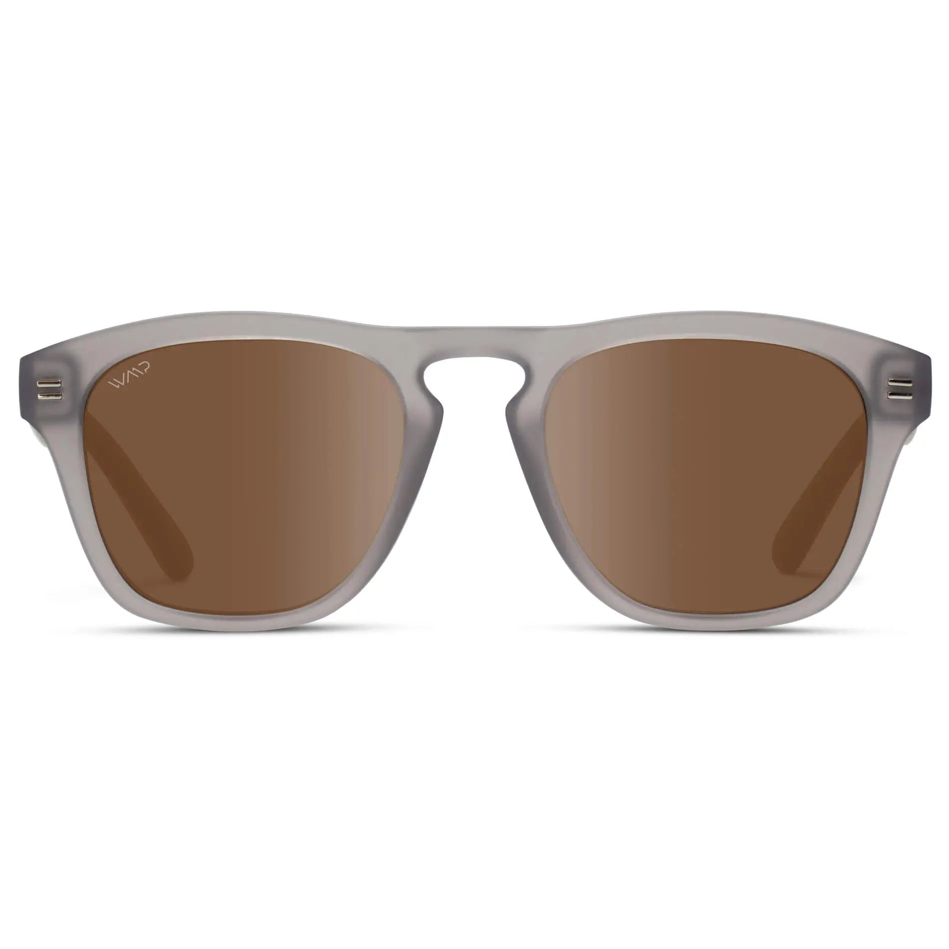 Moonrock Grey / Brown Lens || Acetate Sunglasses in Moonrock Grey with Brown Polarized Lenses