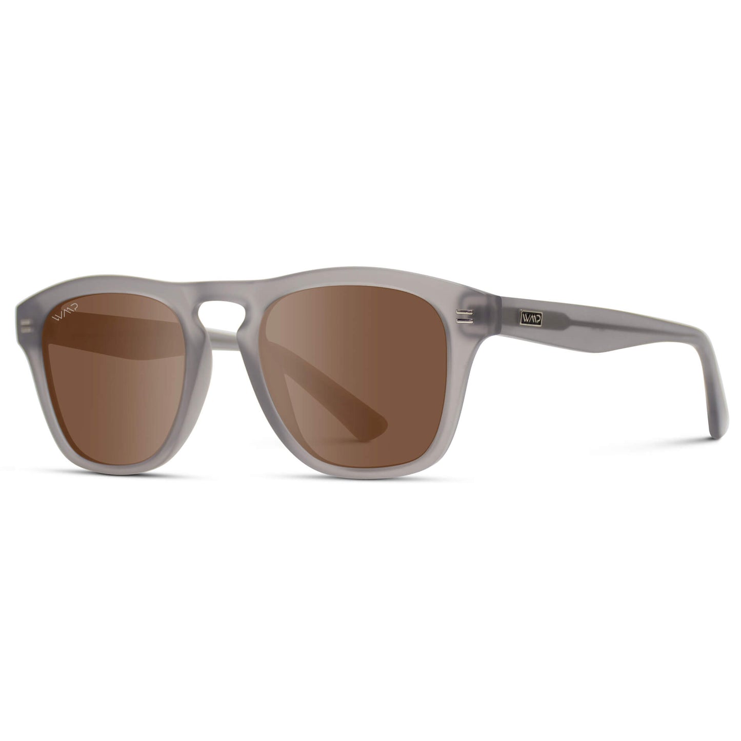 Moonrock Grey / Brown Lens || Trendy men's sunglasses made with acetate material in moon rock grey frame and tinted brown lenses