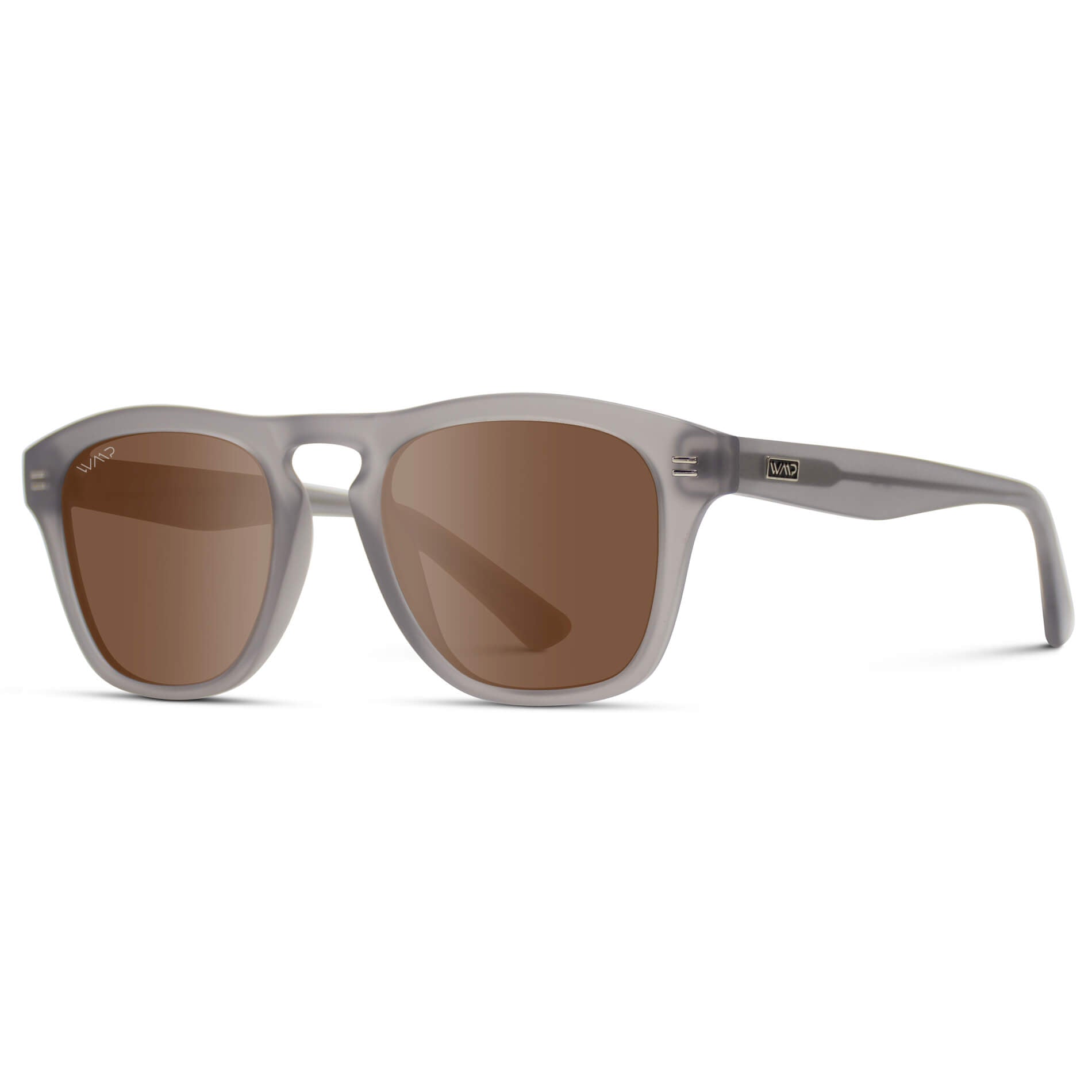 Moonrock Grey / Brown Lens || Trendy men's sunglasses made with acetate material in moon rock grey frame and tinted brown lenses