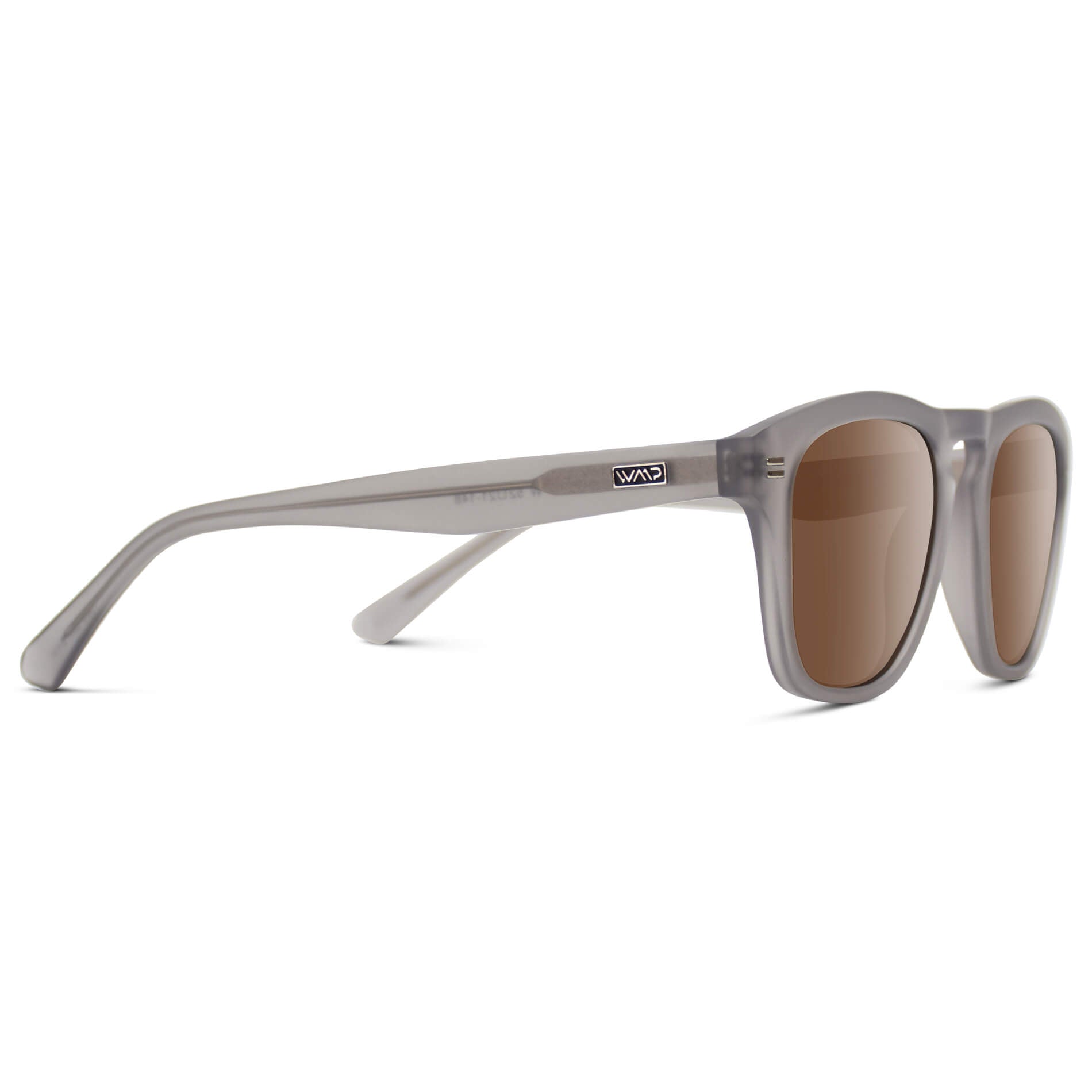Moonrock Grey / Brown Lens || High-quality acetate polarized sunglasses for men in moon rock grey frame and tinted brown lenses