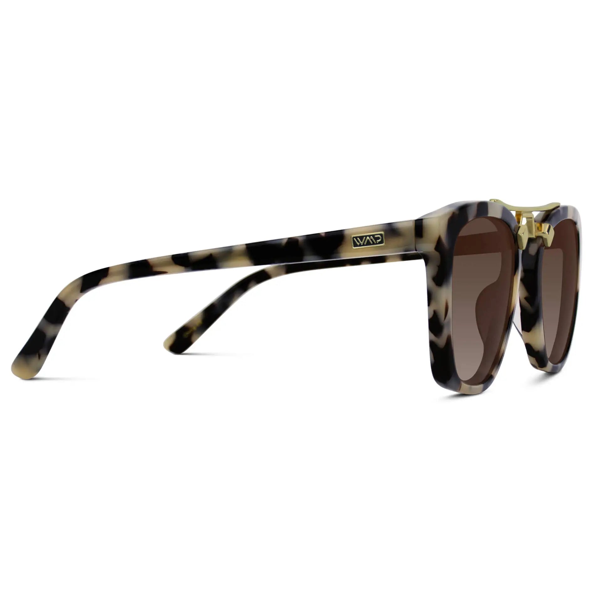 Beige Tortoise / Brown Gradient Lens || Trendy Beige Tortoise Frame with Polarized Brown Gradient Lenses