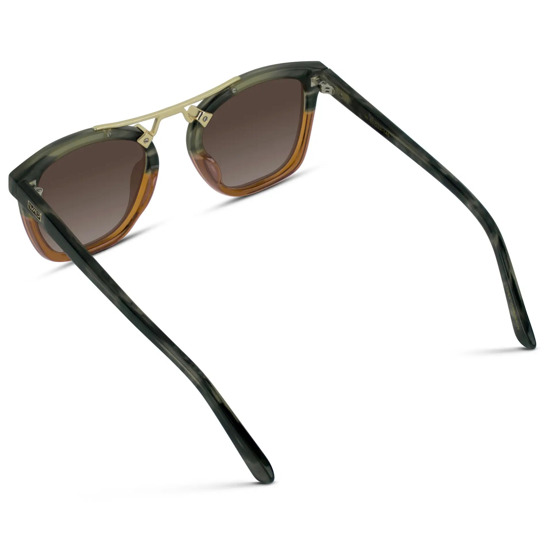 Desert Sage / Brown Gradient Lens || Trendy Desert Sage Frame with Polarized Brown Gradient Lenses