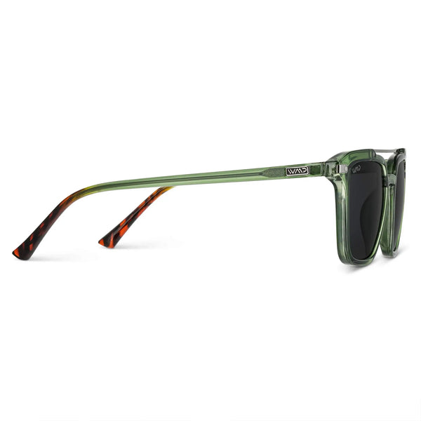 Connor | Polarized - Emerald Green / Black Lens