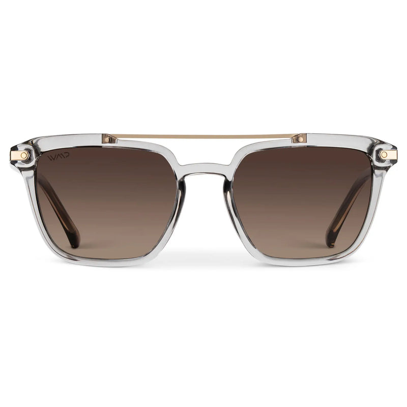 Connor | Polarized - Crystal Ice Grey / Brown Gradient Lens