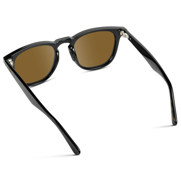 Wyndham | Prescription Sunglasses - Black / Amber Lens