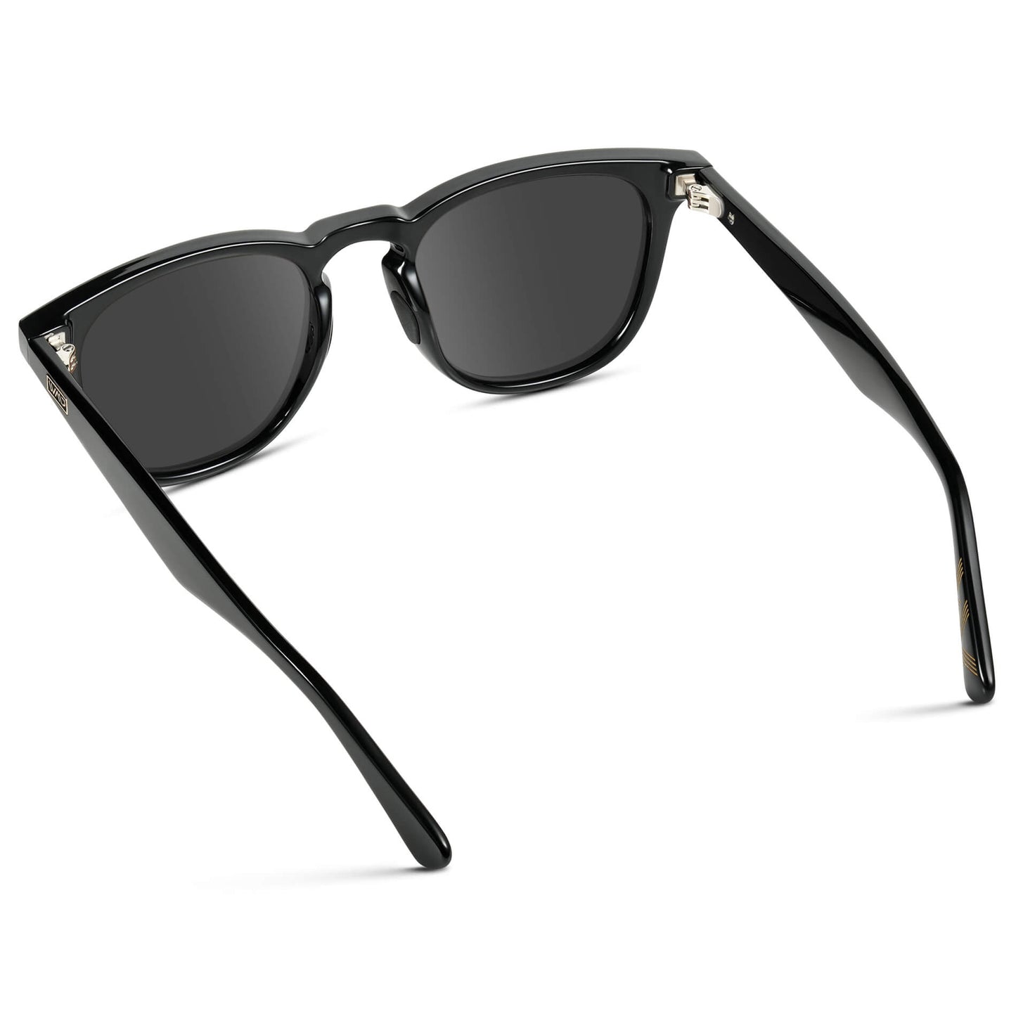 Black / Grey Lens || Black Round Frame Glasses with Grey Prescription Lenses