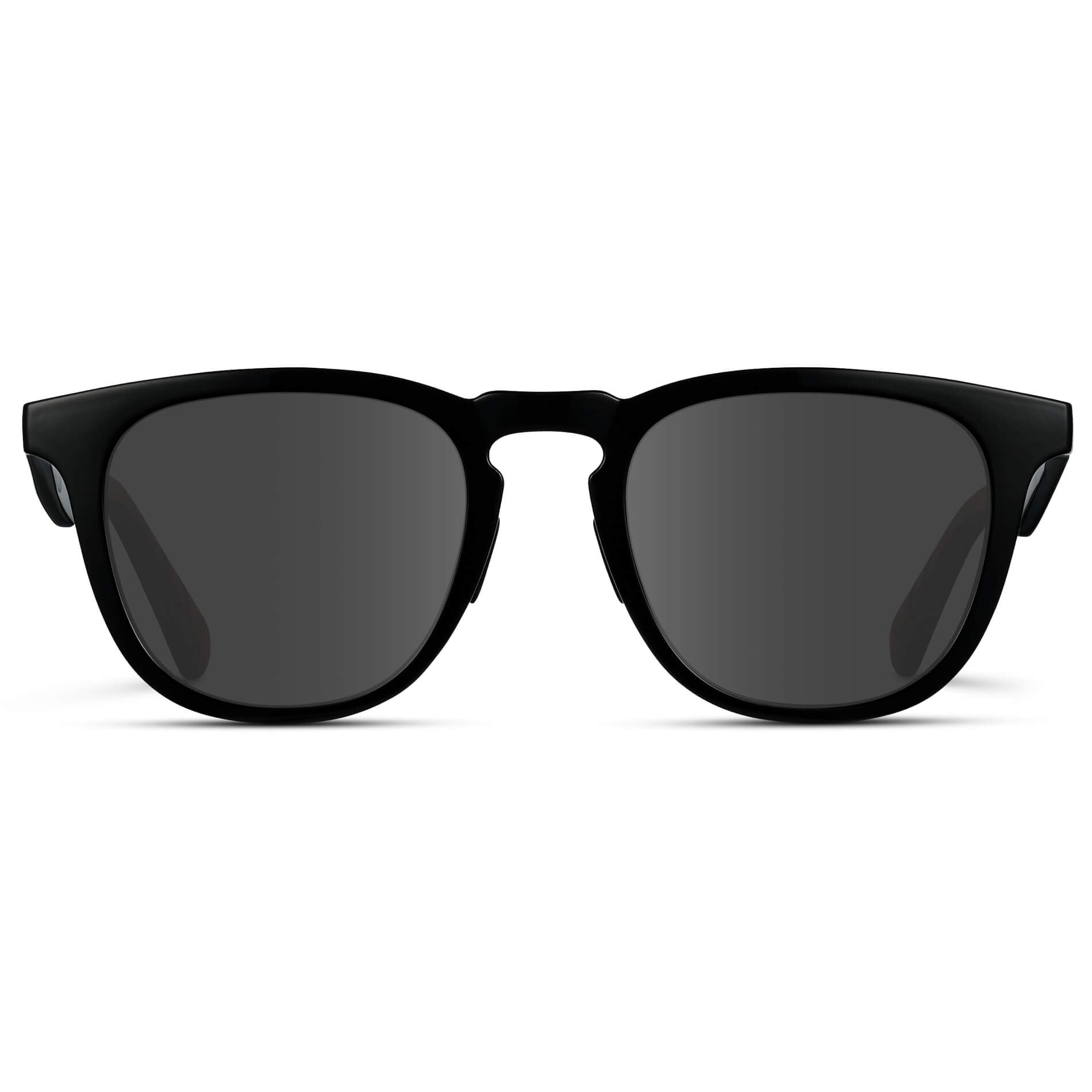 Black / Grey Lens || Black Round Frame Glasses with Grey Prescription Lenses