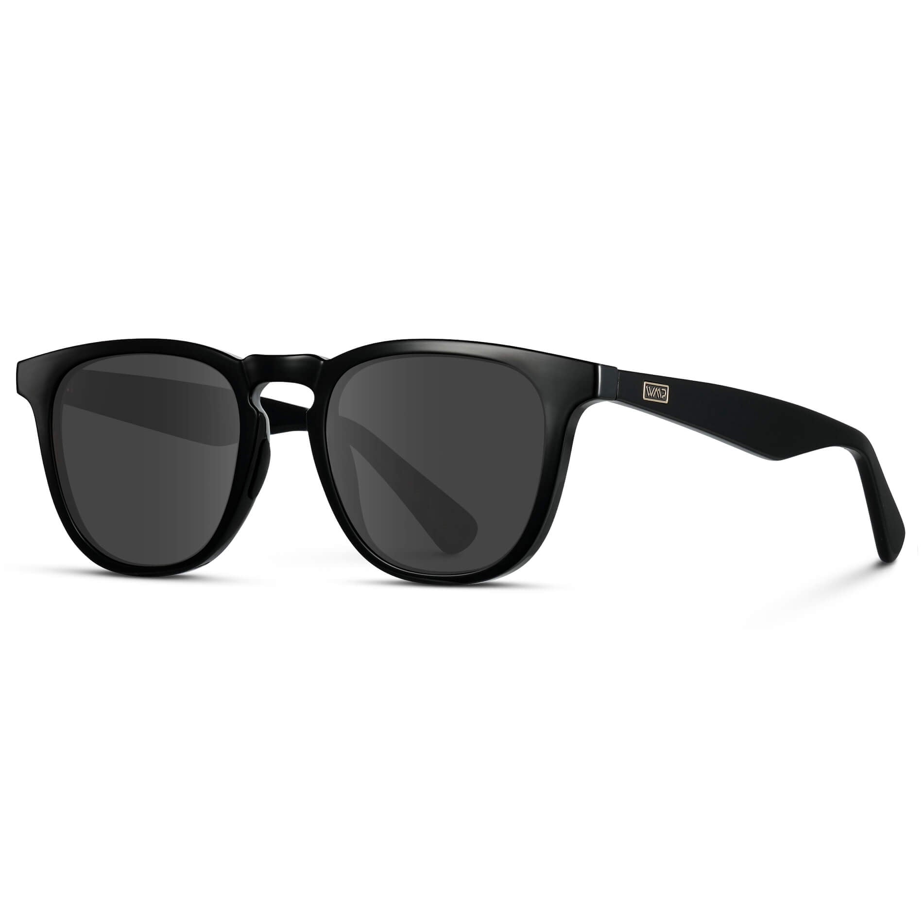 Black / Grey Lens || Black Round Frame Glasses with Grey Prescription Lenses