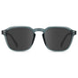Crystal Stone Blue / Grey || Men's Square Prescription Sunglasses with Crystal Blue Frame and Grey Lens