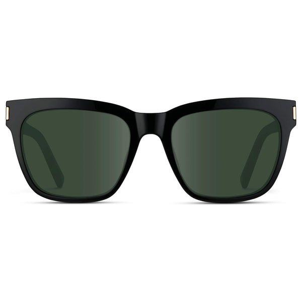 Dakota | Prescription Sunglasses - Black / G15 Lens