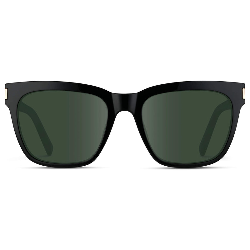 Dakota | Prescription Sunglasses - Black / G15 Lens
