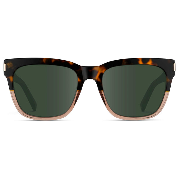 Dakota | Prescription Sunglasses - Crystal Brown Tortoise / G15 Lens