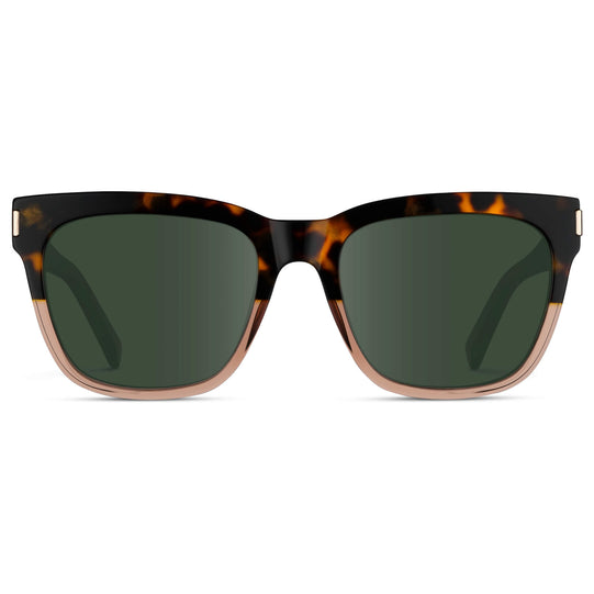 Crystal Brown Tortoise / G15 Lens || Prescription Sunglasses