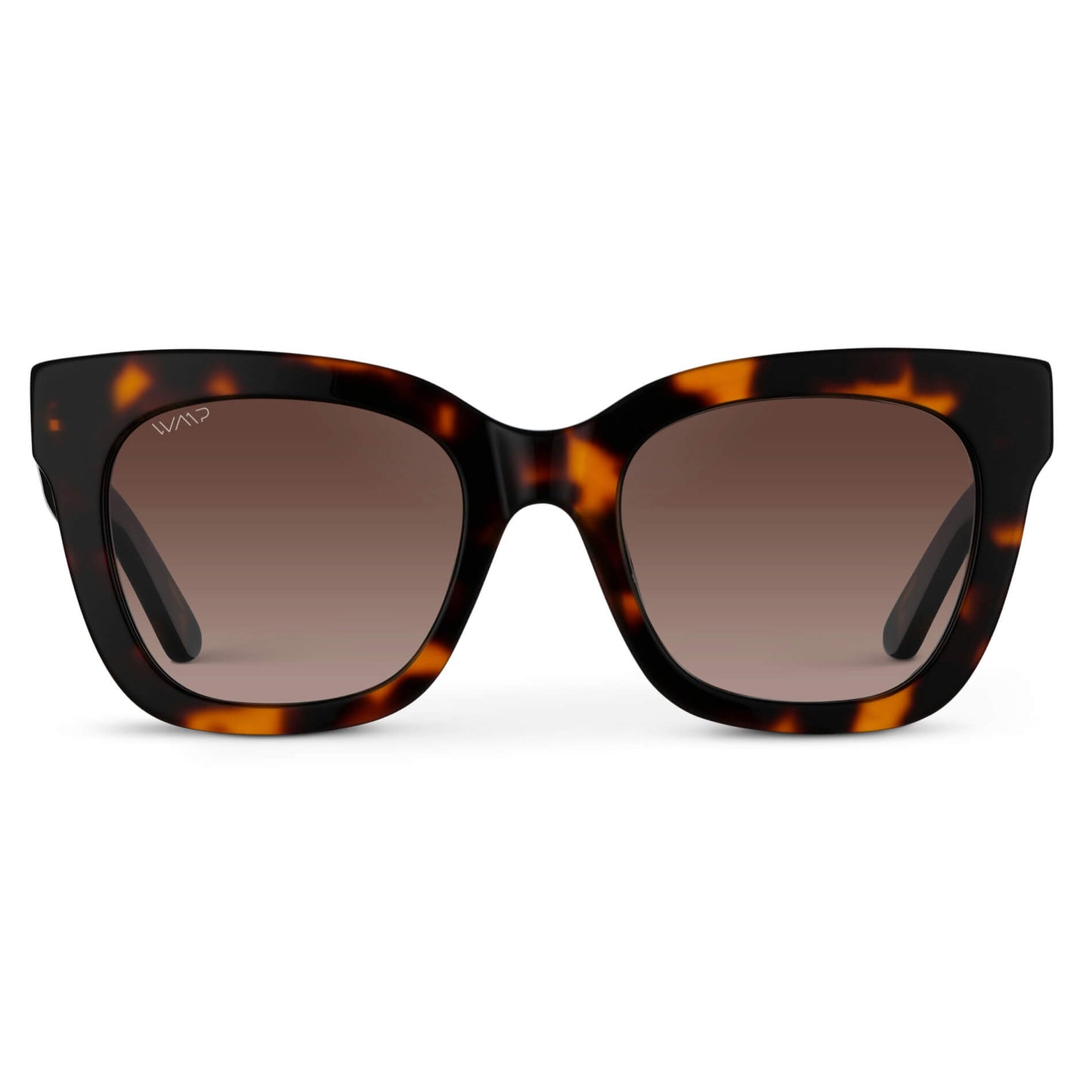 Tortoise / Brown Lens || Brown Cateye Frame Sunglasses with Brown Polarized Lenses