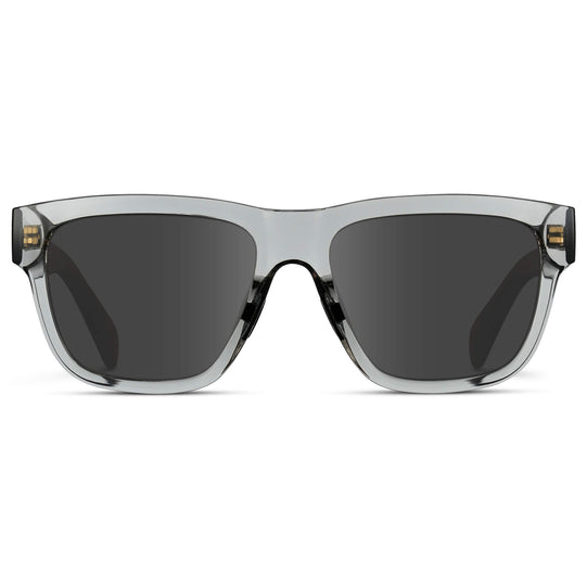 Crystal Grey / Grey Lens || Grey Square Frame Glasses with Grey Lenses