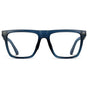 Indigo Blue Grain || Men's Rectangle Prescription Glasses with Indigo Blue Grain Frame and Clear Lenses on a white background