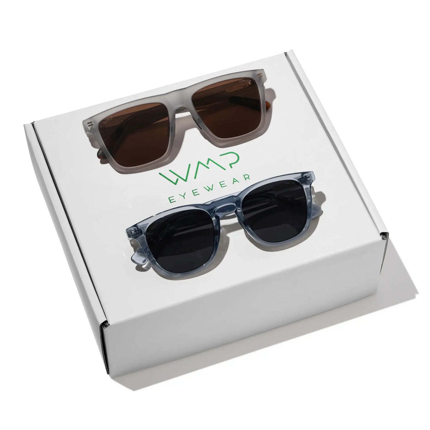 The Greenside Kit || Best Selling Men's Golf Styles Ace in Frosted Moonrock Grey and Wyndham in Denim Blue combined in a gifting kit