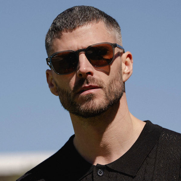 Francis | Polarized - Crystal Stone Blue / Brown Lens