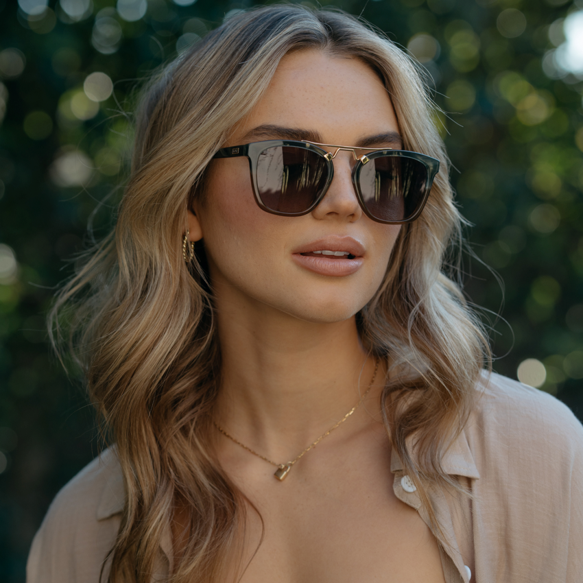 Desert Sage / Brown Gradient Lens