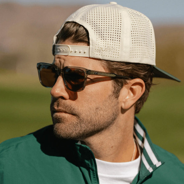 Woods | Polarized - Crystal Agave Green / Brown Lens