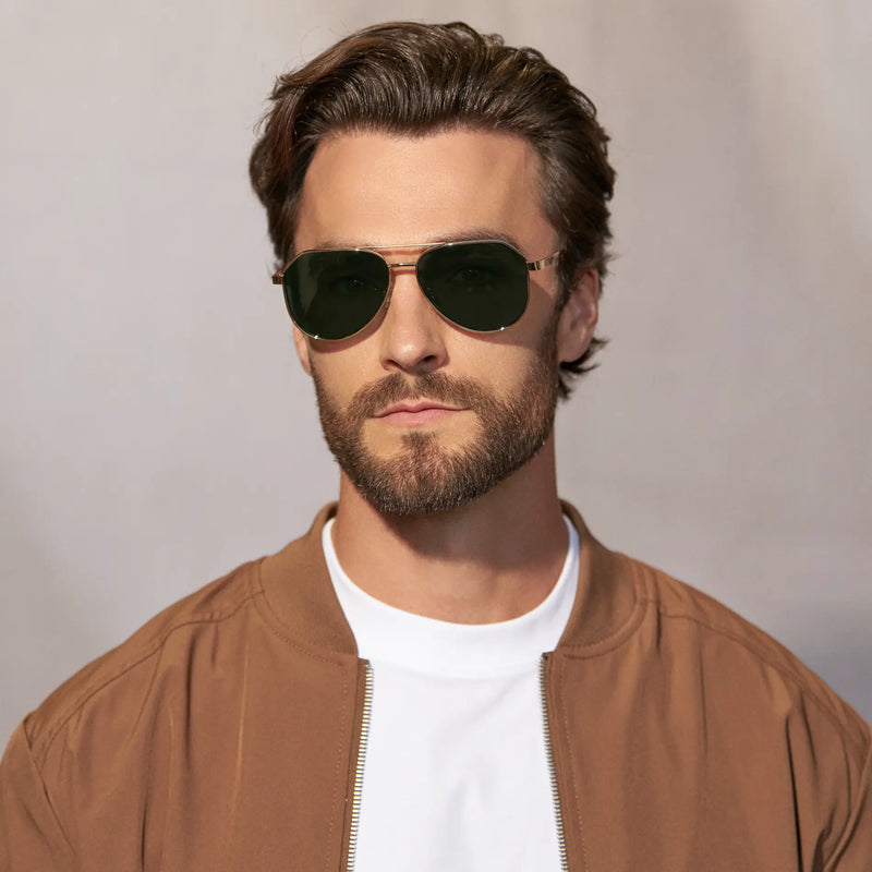 Aero - Gold / Smoke Green Lens