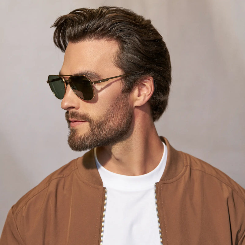 Aero - Gold / Smoke Green Lens