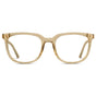 Champagne Crystal || Men's Square Eyeglasses with Champagne Crystal Frame Glasses and Clear Prescription Lenses on a white background