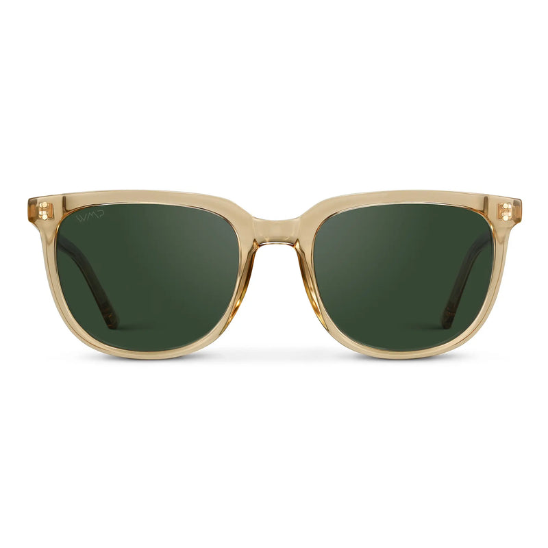 Abner | Polarized - Champagne Crystal / Smoke Green Lens