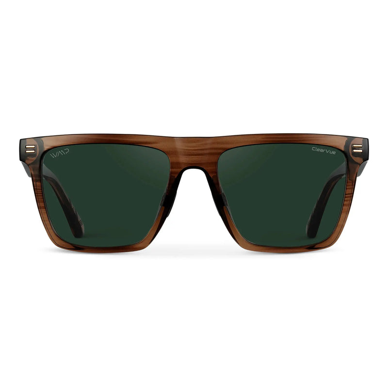 Ace | Polarized - Crystal Mesquite Grain / Green Lens