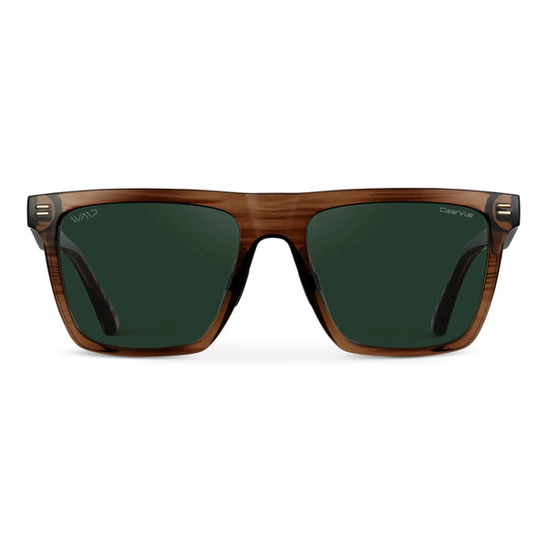 Ace | Polarized - Crystal Mesquite Grain / Green Lens