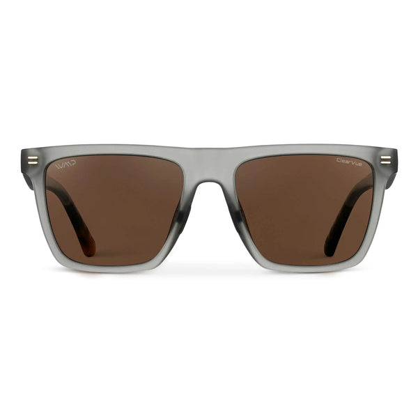 Ace | Polarized - Frosted Moonrock Grey / Brown Lens