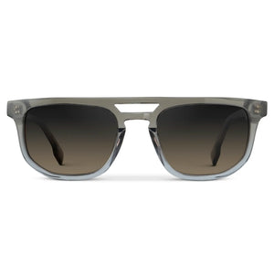 Asher | Polarized - Charcoal Grey / Grey Brown Gradient Lens