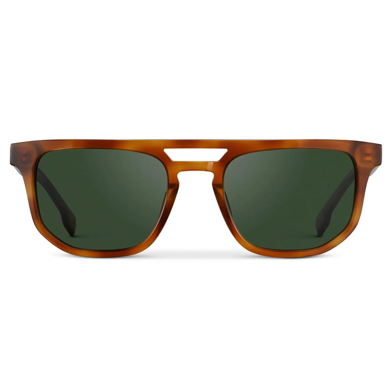 Asher | Polarized - Honey Tortoise / Smoke Green Lens