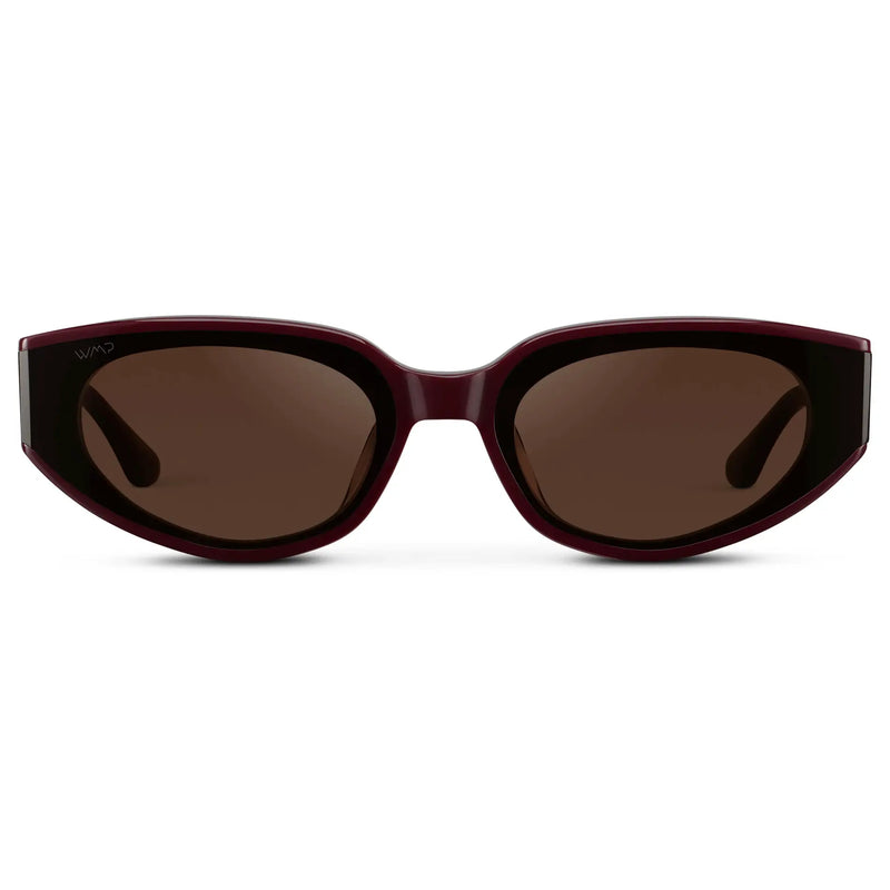 Astra - Black Cherry Red / Dark Brown Lens