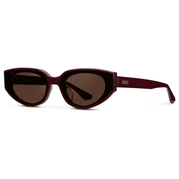 Astra - Black Cherry Red / Dark Brown Lens