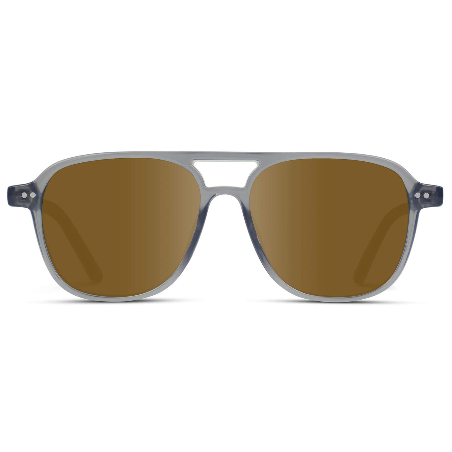 Crystal Mist / Amber || Prescription Sunglasses 