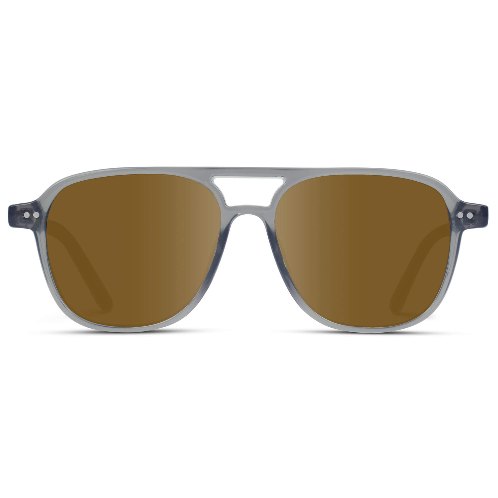 Crystal Mist / Amber || Prescription Sunglasses 