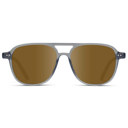 Crystal Mist / Amber || Prescription Sunglasses 