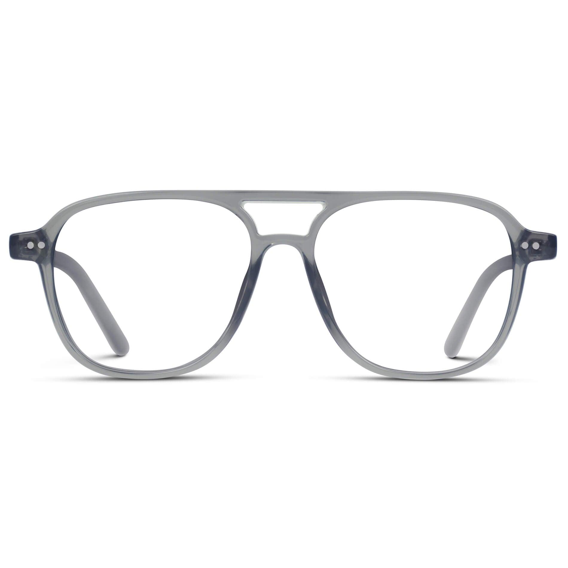 Crystal Mist || Prescription Frames with Clear Lenses 