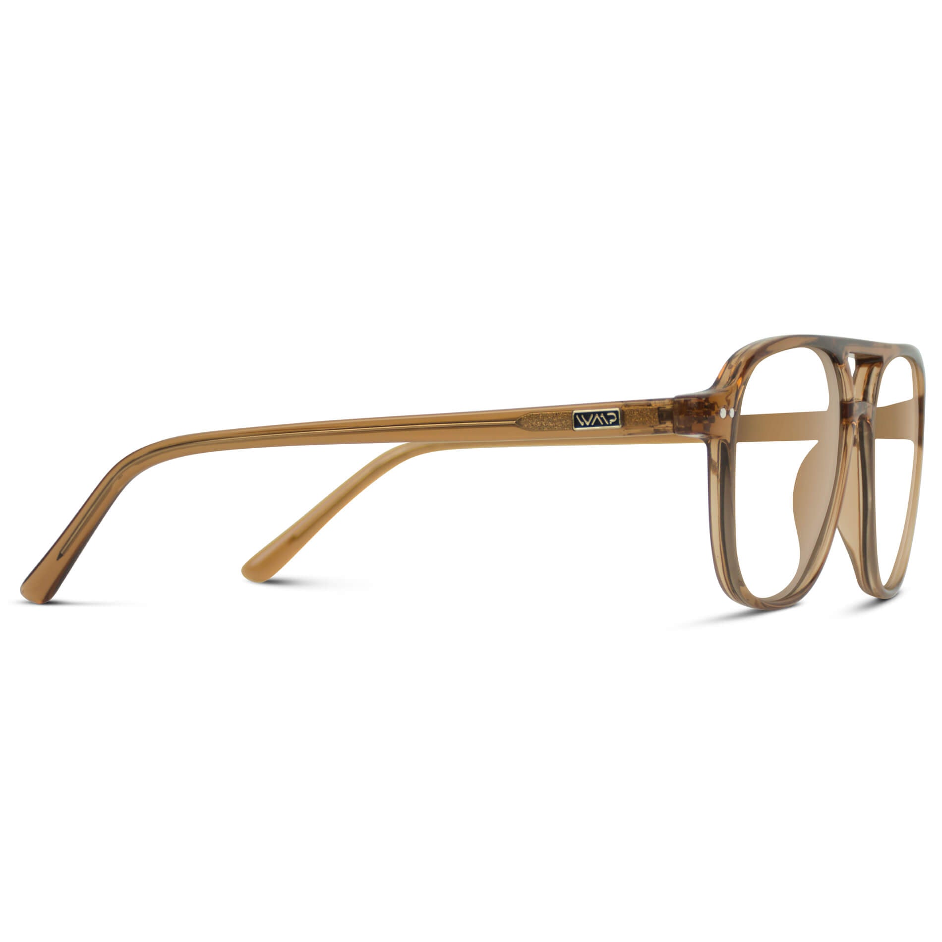 Crystal Copper || Prescription Frames with Clear Lenses 