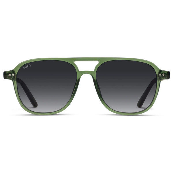 Hayden | Polarized - Emerald Green / Black Gradient Lens